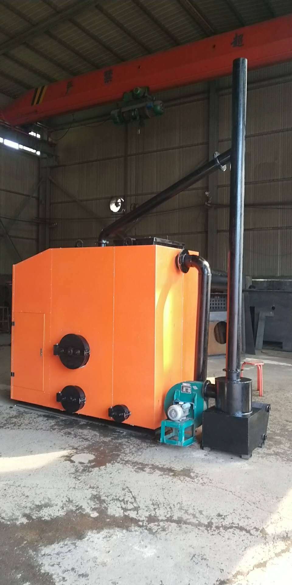 智能數控燃煤，燃生物質燃蘭炭熱風鍋爐