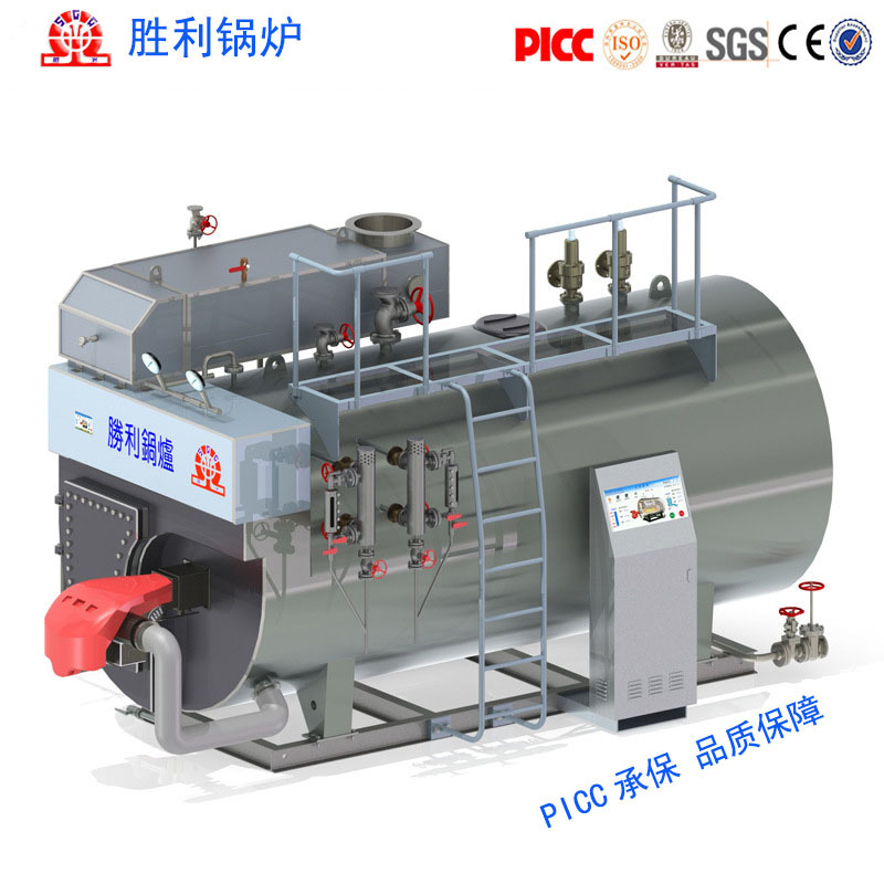 青島勝利 WNS 4.2兆瓦 臥式內燃燃油熱水鍋爐