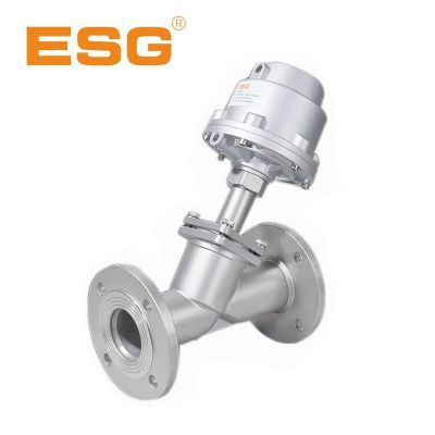 ESG-100系列氣控角座閥，ESG不銹鋼Y型角座閥，進口品牌