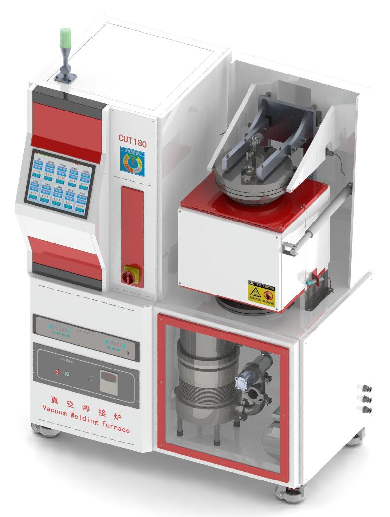 定制金屬屏真空釬焊爐 金鋼石刀具磨具釬焊設備溫場均勻焊接牢固
