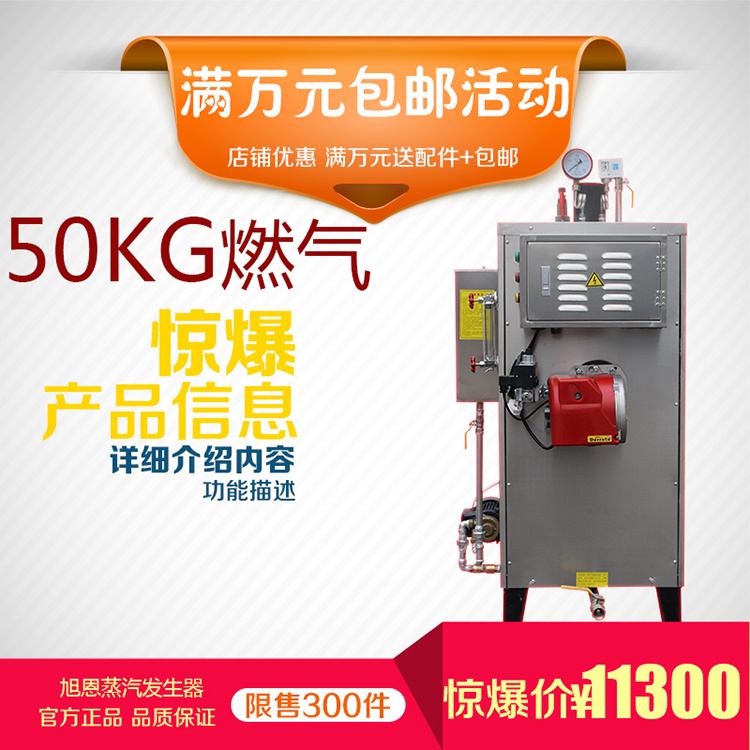旭恩燃50KG天然氣蒸汽發生器供應商