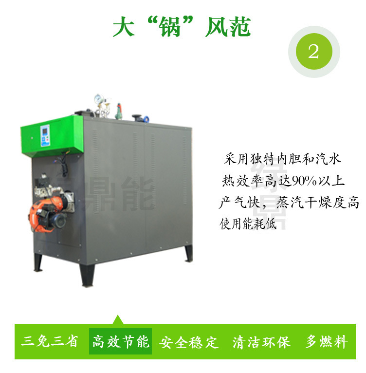 新款300kg燃油燃氣蒸汽發生器詳情頁（綠鼎能源2017）-