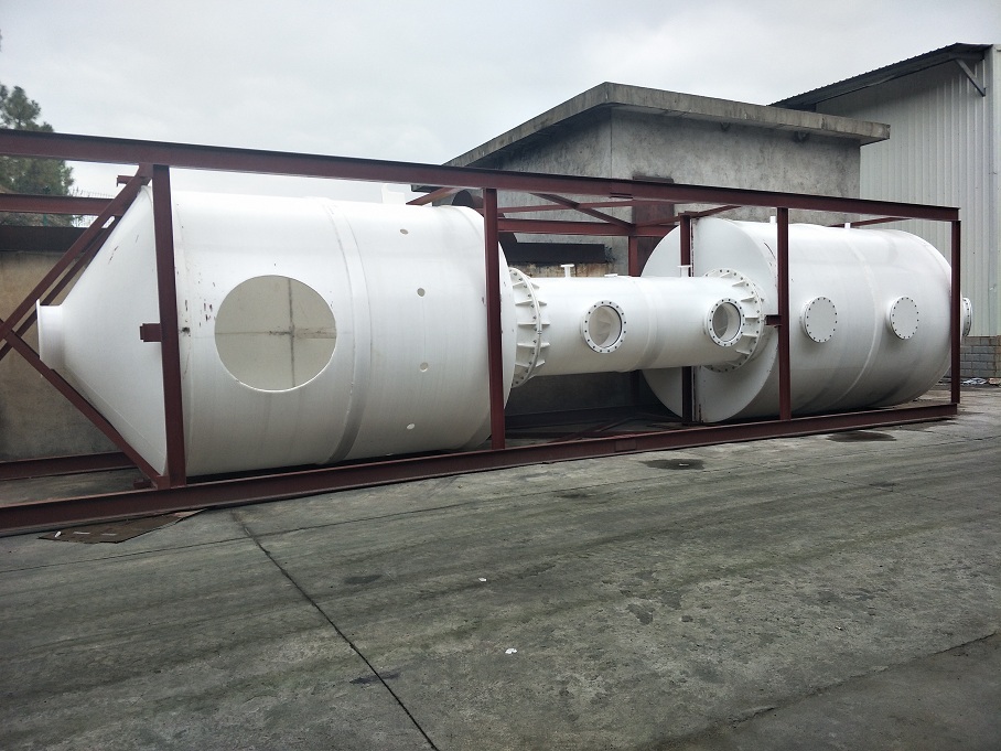 煅燒爐氣動乳化脫硫塔脫硫、脫硝、除塵、消白一體化